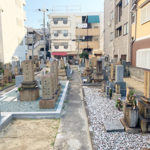 西宮市の瓦林墓地の写真