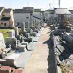 西宮市の越水墓地の写真