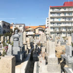 西宮市の越水墓地の写真